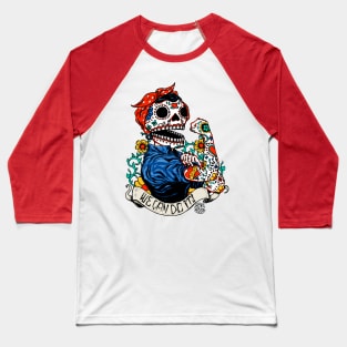 We Can Do It Skull Baseball T-Shirt